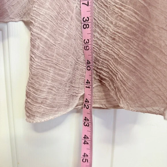 Women’s Cardigan Lace Pink Embroidered Boho Size XXL - Picture 12 of 12